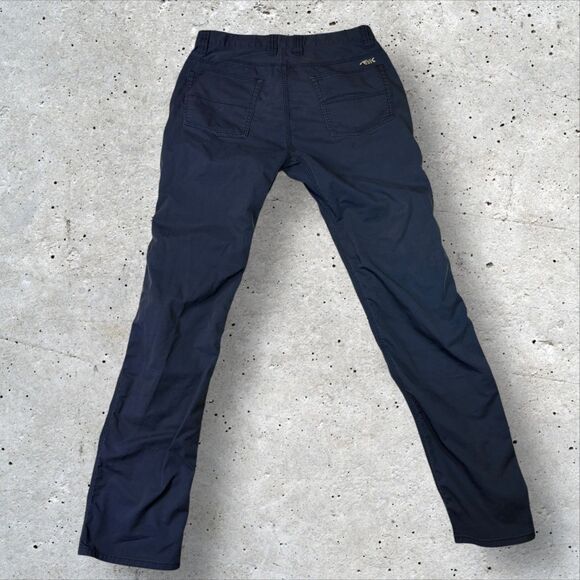 Mountain Khakis AMK Navy Blue Pants Men’s Size 32x34 Straight Slim Tailored Fit - Picture 6 of 10